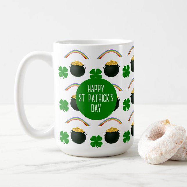Lucky Irish St patrick's day Coffee Mugg (Med munk)