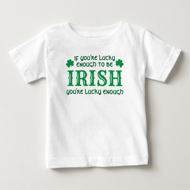 Lucky Irish | St patricks day T-Shirt (Framsida)