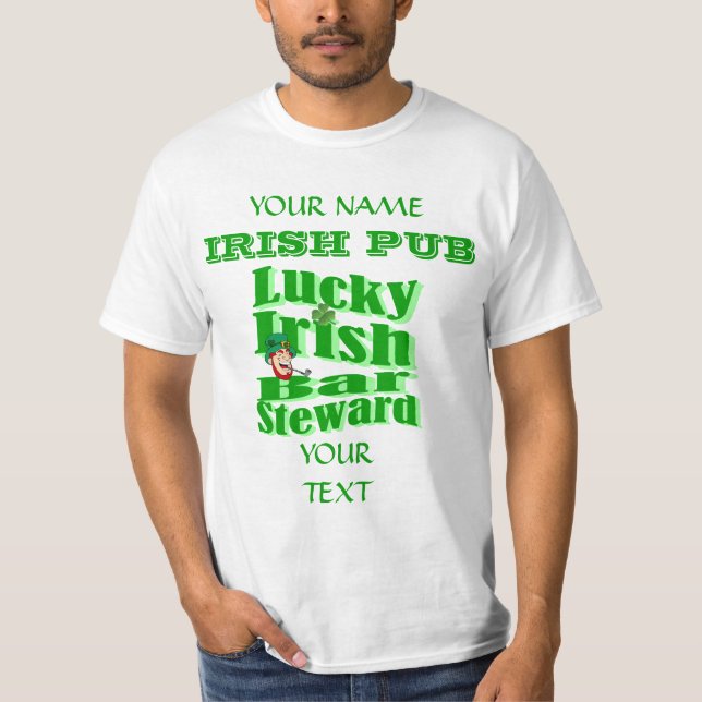 Lucky Irish St Patrick's Tee Shirt (Framsida)