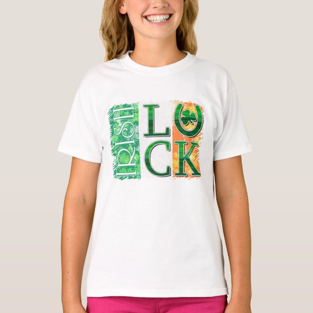 Lucky Irish Tricolor Tee (Framsida)
