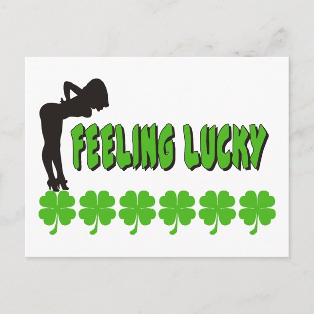 Lucky Irish Women's Gift Vykort (Framsida)