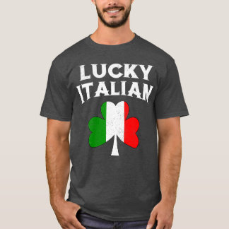 Lucky Italienska St patricks day Irish Italien T Shirt