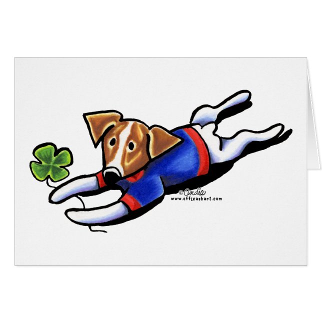 Lucky Jack Hälsningskort (Framsidan Horizontal)