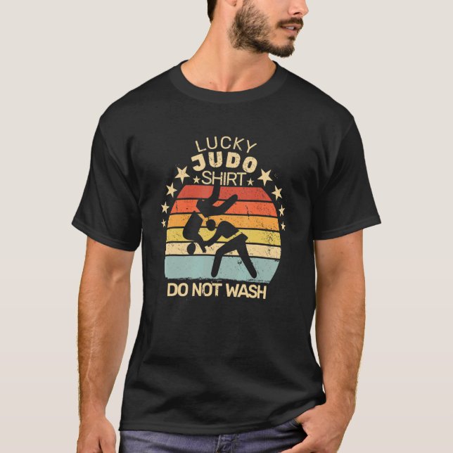 Lucky Judo for judokas judoist judo Judo fighter f T Shirt (Framsida)