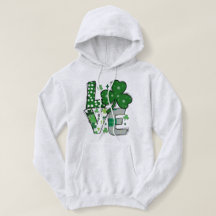 Lucky KÄRLEK St. Patrick's Day Hoodie