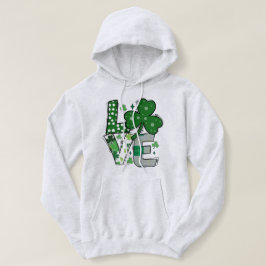Lucky KÄRLEK St. Patrick's Day Hoodie T Shirt
