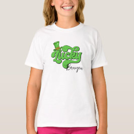 Lucky Kid - St. Patrick's Day Shamrock T-Shirt