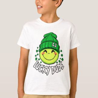 Lucky Killen Smile Ansikte St. Patrick's Day T Shirt