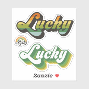 Lucky Klipp vinyl Stickers Klistermärken