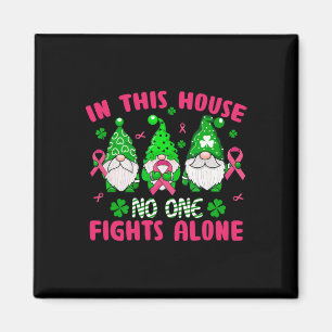 Lucky Klöver Breast Cancer Awareness St Patrick's Magnet