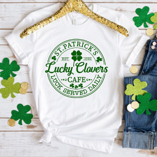 Lucky Klöver Cafe St. Patrick's Day T-Shirt