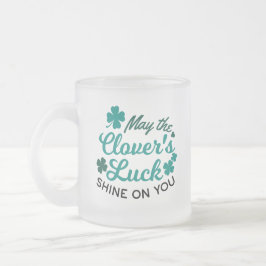 Lucky Klöver Charm - May Klöver Tur Shine Frostad Glasmugg