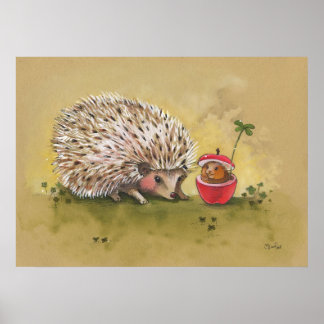 Lucky Klöver eftermiddag Large Poster