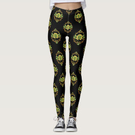 Lucky Klöver 🍀 en timodig symbol för Bra Fortune Leggings