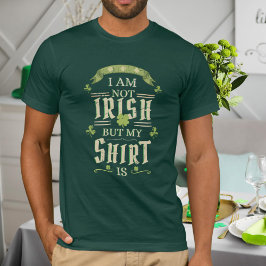 Lucky Klöver Grunge Typography St Patrick Day Mana T Shirt