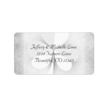 Lucky Klöver Irish Grått och White Adress