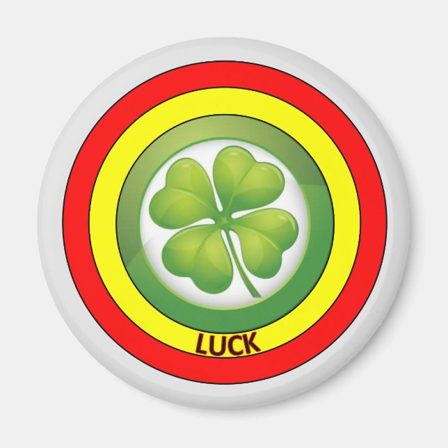 Lucky Klöver Magnet (Framsidan)