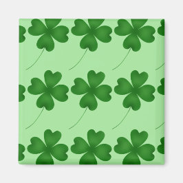 Lucky Klöver mönster Magnet