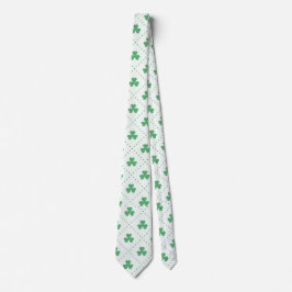 Lucky Klöver Mönster Tie for Work or Events Slips