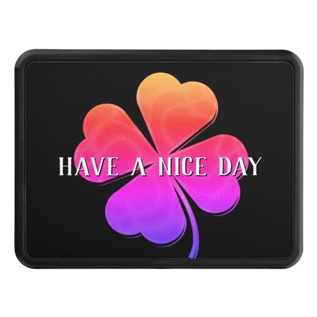 Lucky Klöver Multifärgad Dragkroksskydd (Framsidan)