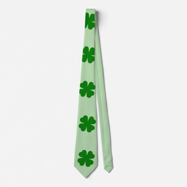 Lucky Klöver Necktie Slips (Framsida)