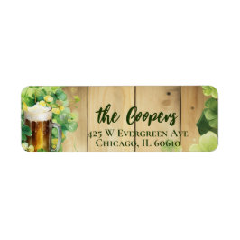 Lucky Klöver | Öl | RETURADRESS Etikett