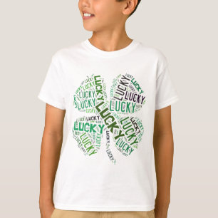 Lucky Klöver Ord Art Tee