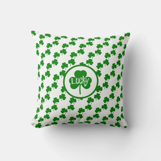 Lucky klöver Saint patrick Kudde (Framsida)