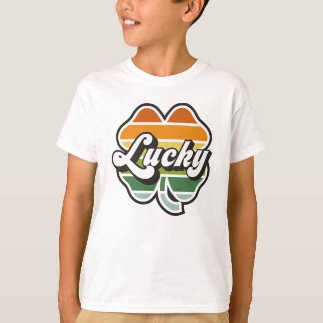 Lucky Klöver T-Shirt (Framsida)