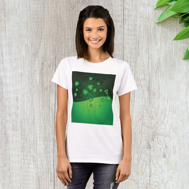 Lucky Klöver Womens T-Shirt (Skapare uppladdad)