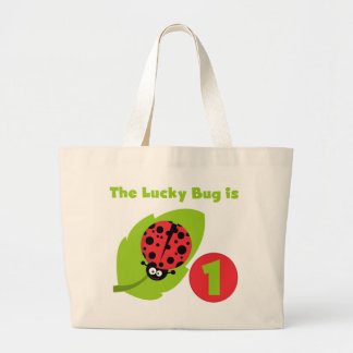 Lucky Kryp 1:a födelsedagen T-shirts och presenter Jumbo Tygkasse