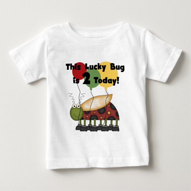 Lucky Kryp 2:a födelsedagen T-shirts och presenter (Framsida)