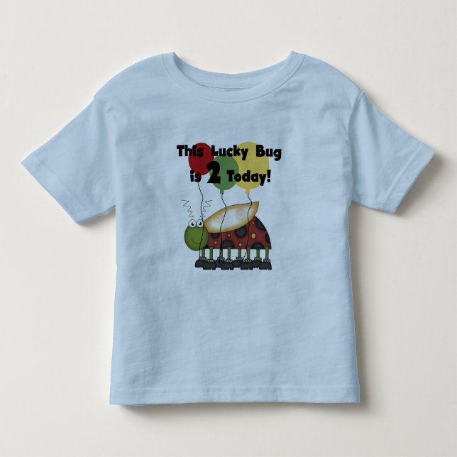 Lucky Kryp 2:a födelsedagen T-shirts och presenter (Framsida)