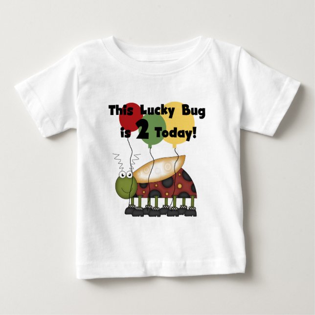 Lucky Kryp 2:a födelsedagen T-shirts och presenter (Framsida)