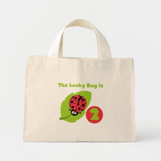 Lucky Kryp 2:a födelsedagen T-shirts och presenter Mini Tygkasse