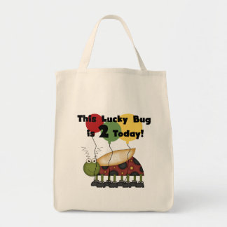 Lucky Kryp 2:a födelsedagen T-shirts och presenter Tygkasse