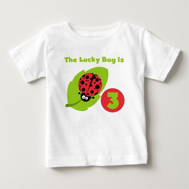 Lucky Kryp 3:e födelsedag T-skjortor och presenter Tee (Framsida)