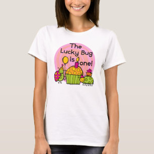 Lucky Kryp Cupkaka 1:a födelsedagen Tshirts och Gi