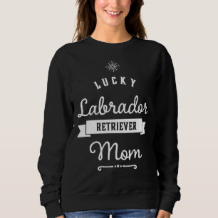 Lucky Labrador Retriever Mamma för Proud Mamas T Shirt