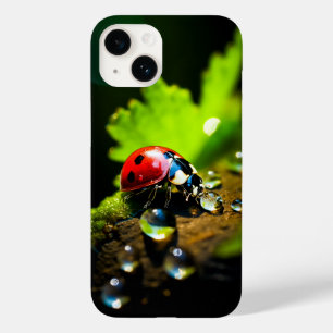 Lucky Ladybird Beetle på Löv