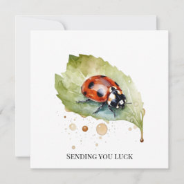 Lucky Ladybug på Löv Inbjudningar