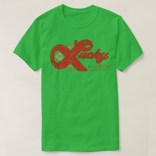 Lucky Lager T Shirt (Design framsida)