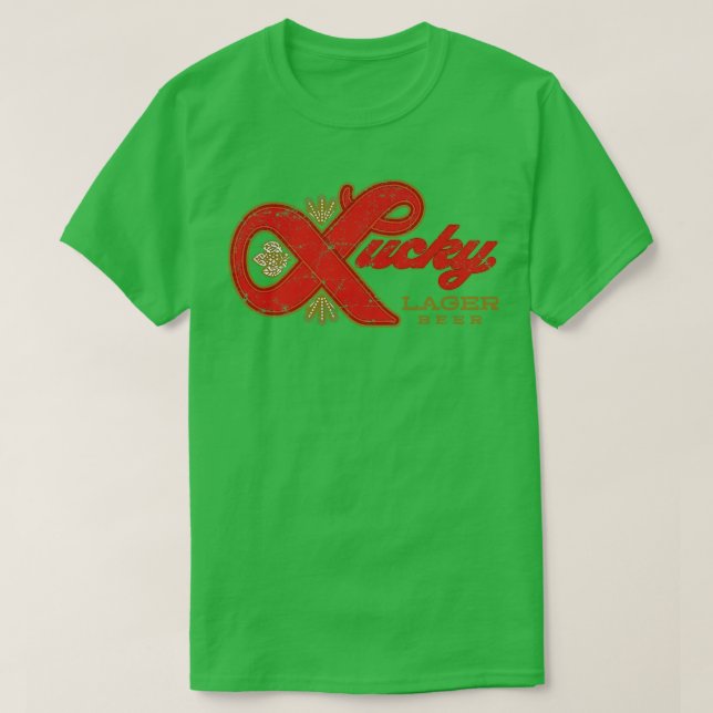 Lucky Lager T Shirt (Design framsida)
