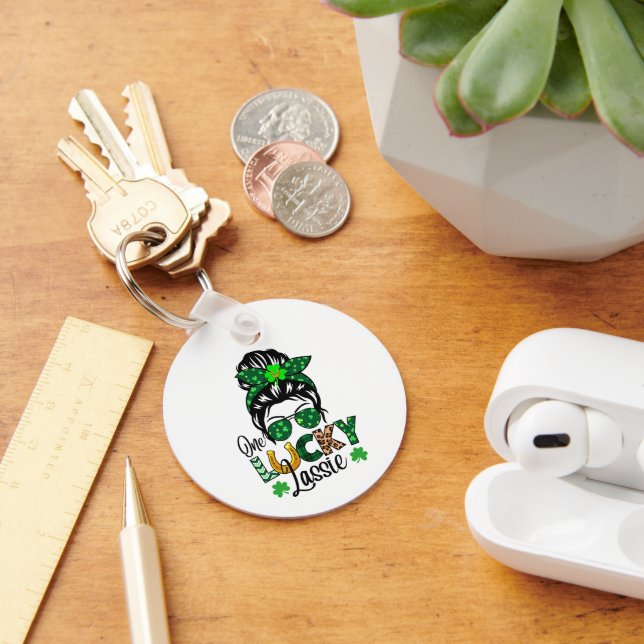 Lucky Lassie St. Paddy's Nyckelring (Skrivbord)