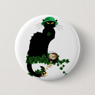 Lucky Le Chatta Noir St. Patrick's Day Knapp