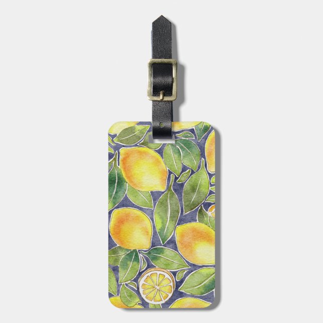 Lucky Lemon Bagagebricka (Vertikal Framsida)