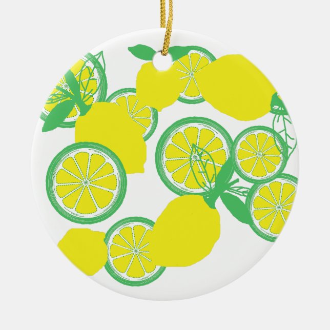Lucky Lemons Organic Funky Ornament (Framsidan)