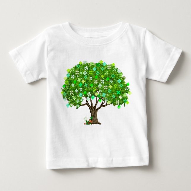 Lucky Leprechaun Baby T-Shirt (Framsida)