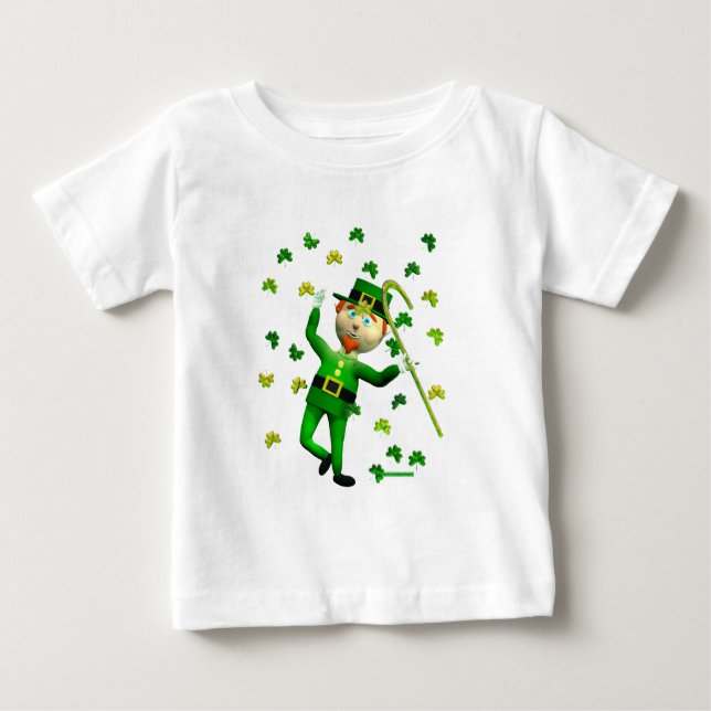 Lucky Leprechaun Dance Tee Shirt (Framsida)