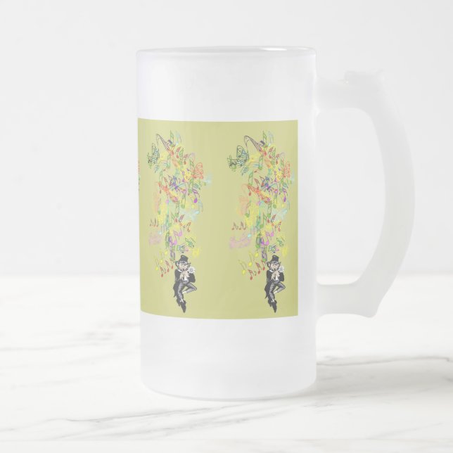 Lucky Leprechaun Frostat Ölglas (Höger)